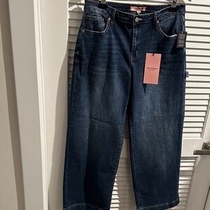 NWT Juicy Couture Wide Legs Pants with Juicy Bling on the Back and one side.